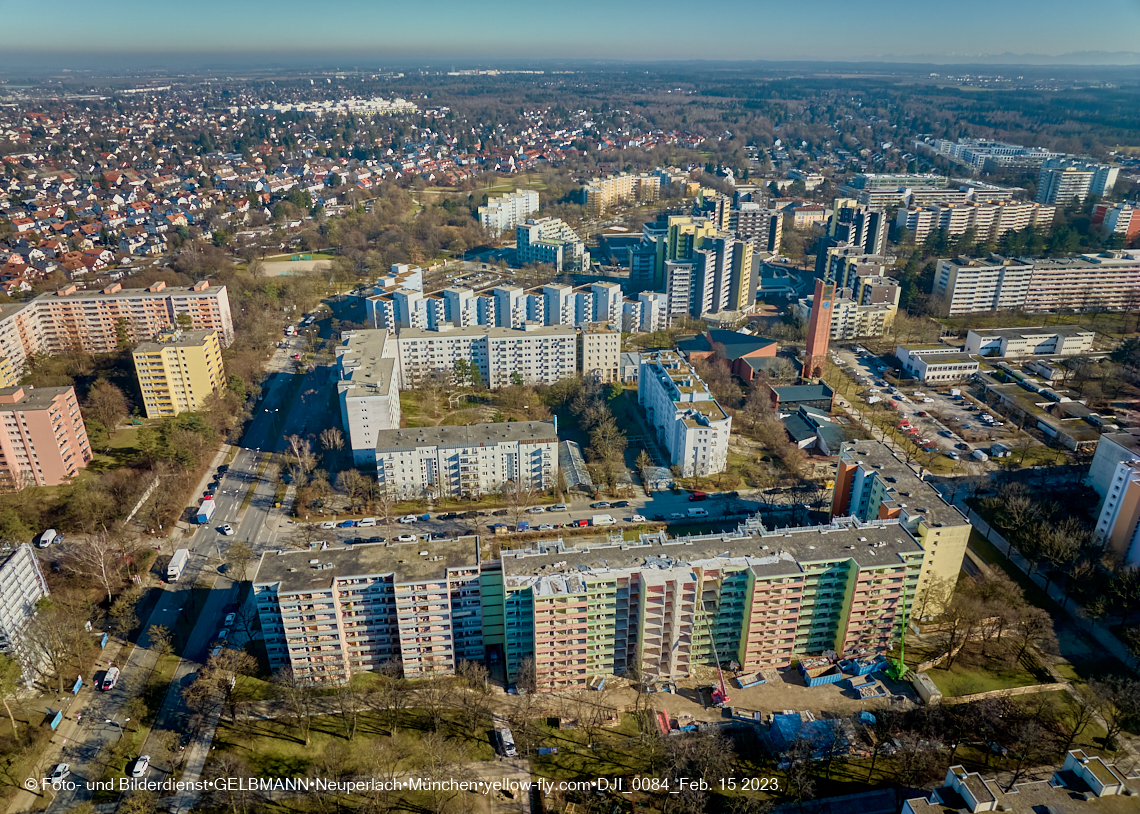 15.02.2023 - Sanierung an der Kurt-Eisner-Straße in Neuperlach